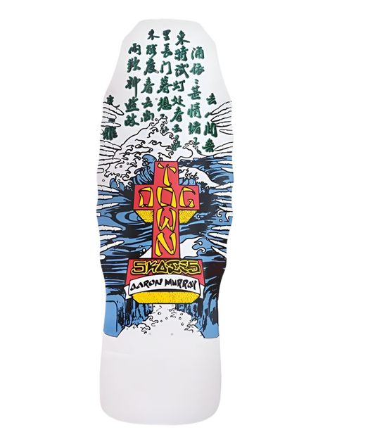 DOGTOWN AARON MURRAY FINGERS 80'S WHITE DIP REISSUE SHAPED DECK