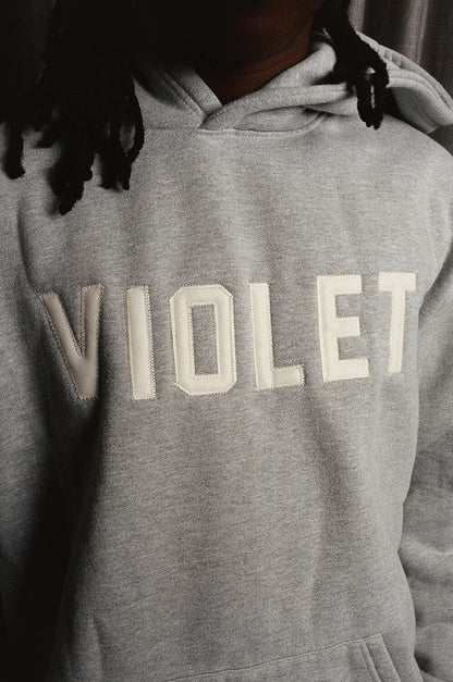 VIOLET X DAVID ENTH EMBROIDERED HOODIE