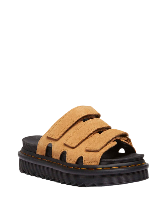 RAINE SLIDE SUEDE SANDALS