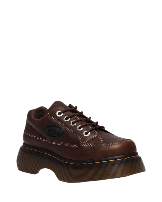 BUZZ 5-EYE GRIZZLY LEATHER SHOES