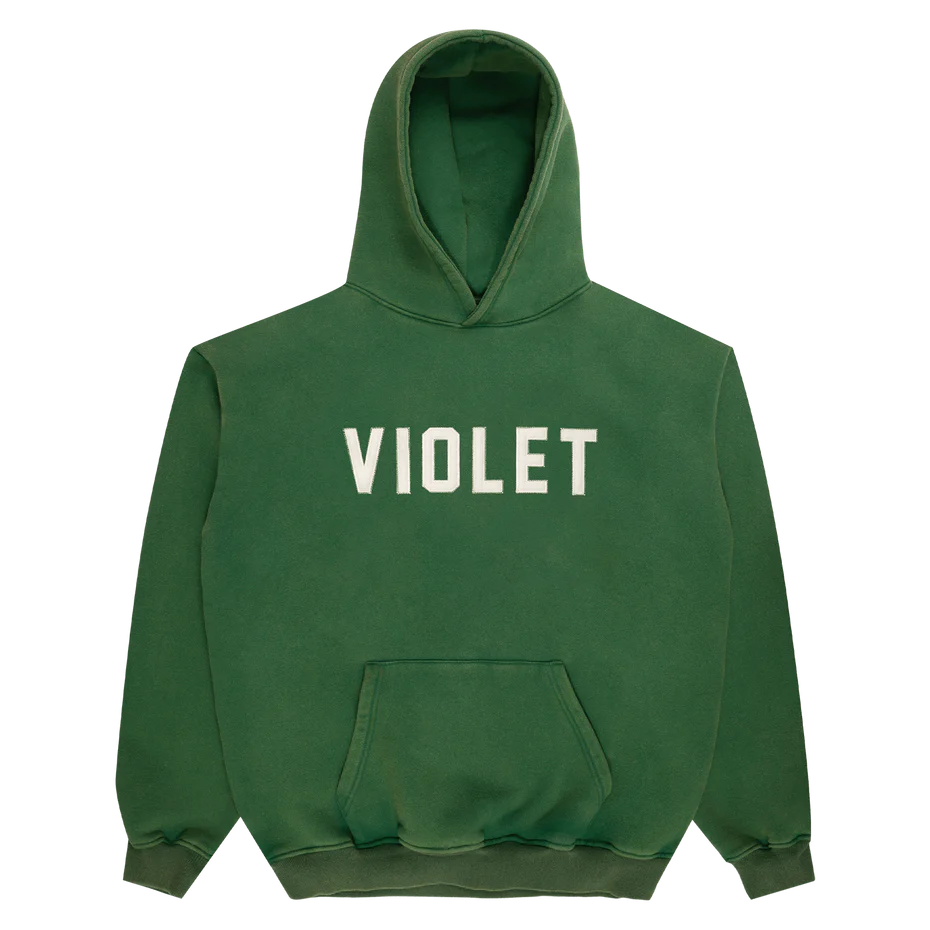 VIOLET X DAVID ENTH EMBROIDERED HOODIE