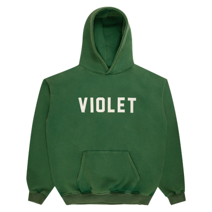 VIOLET X DAVID ENTH EMBROIDERED HOODIE