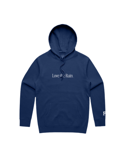 Essential Love the Rain Hoodie - Blue