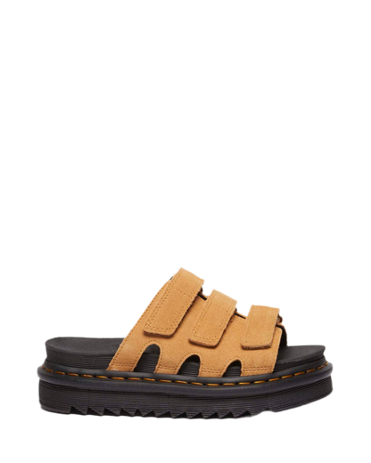 RAINE SLIDE SUEDE SANDALS