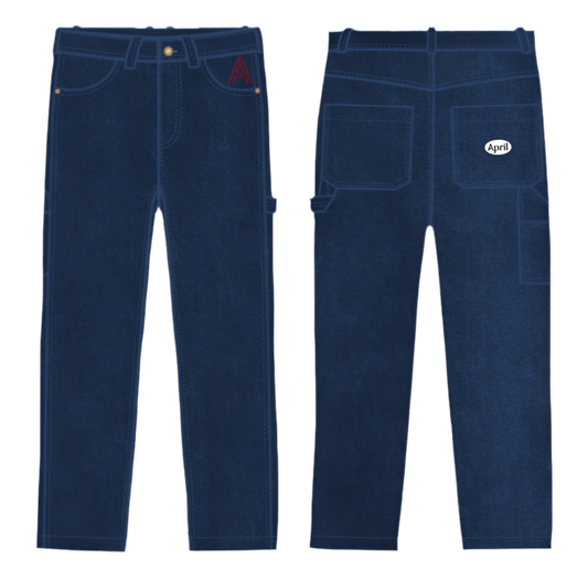 APRIL BLUE CARPENTER JEANS