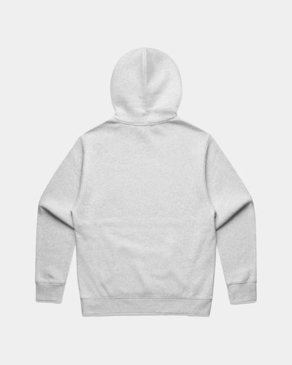 Sueded Love the Rain Hoodie Grey