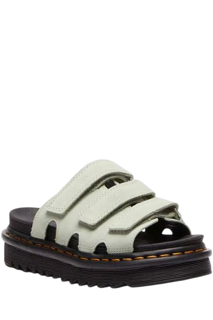 RAINE SLIDE SUEDE SANDALS