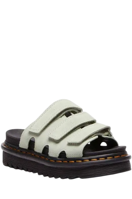 RAINE SLIDE SUEDE SANDALS