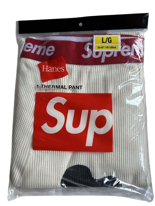 Supreme x Hanes Bones Thermal Pant